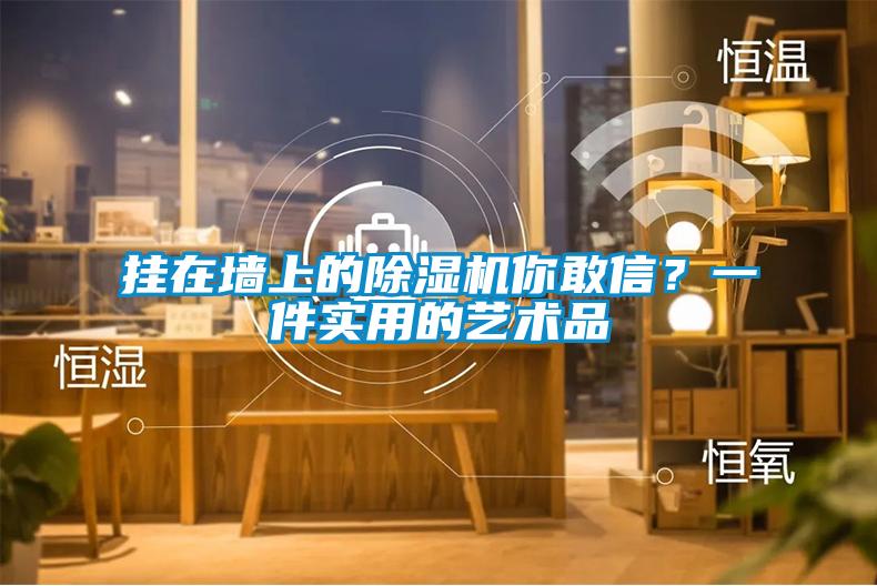 挂在墙上的除湿机你敢信？一件实用的艺术品