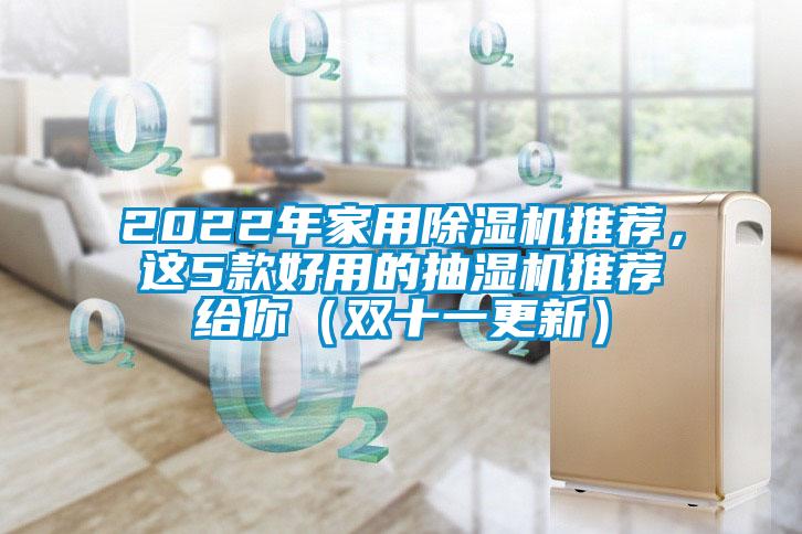 2022年家用除湿机推荐，这5款好用的抽湿机推荐给你（双十一更新）