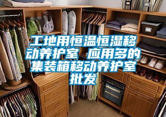 工地用恒温恒湿移动养护室 应用多的集装箱移动养护室批发