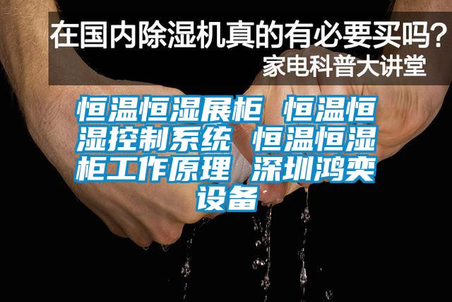 恒温恒湿展柜 恒温恒湿控制系统 恒温恒湿柜工作原理 深圳鸿奕设备