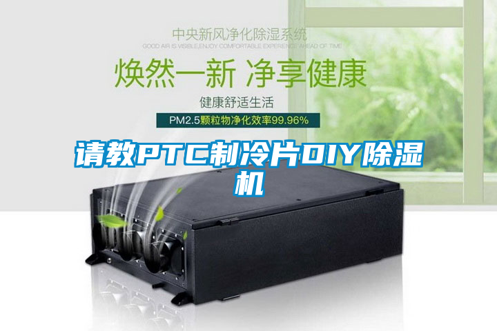 请教PTC制冷片DIY除湿机