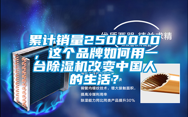 累计销量2500000，这个品牌如何用一台除湿机改变中国人的生活？