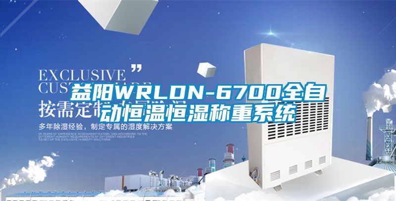 益阳WRLDN-6700全自动恒温恒湿称重系统