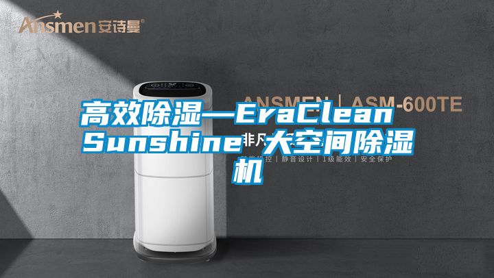 高效除湿—EraClean Sunshine 大空间除湿机