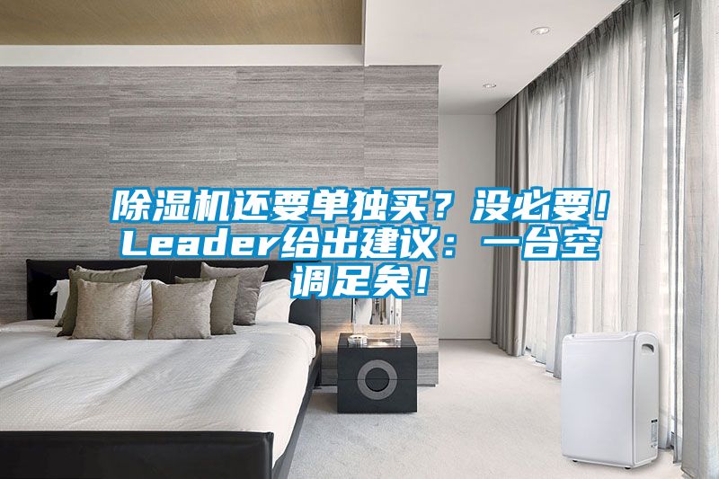 除湿机还要单独买？没必要！Leader给出建议：一台空调足矣！